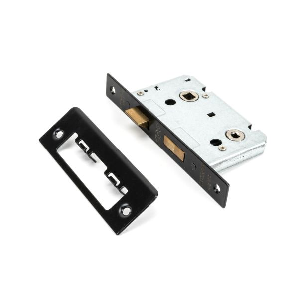 91089 - Black 2 1/2" Bathroom Mortice Lock