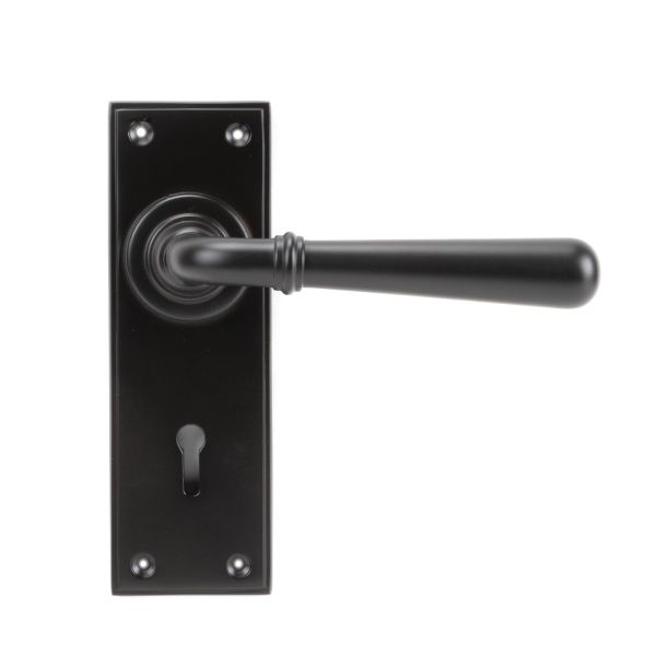 Aged Bronze Newbury Lever Lock Set