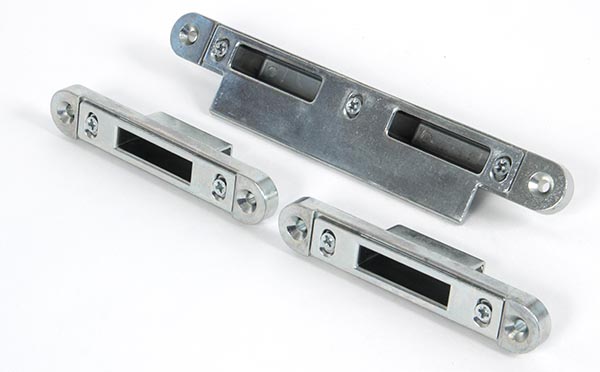 Bright Zinc Plated Espag Keep Set - 44mm Door