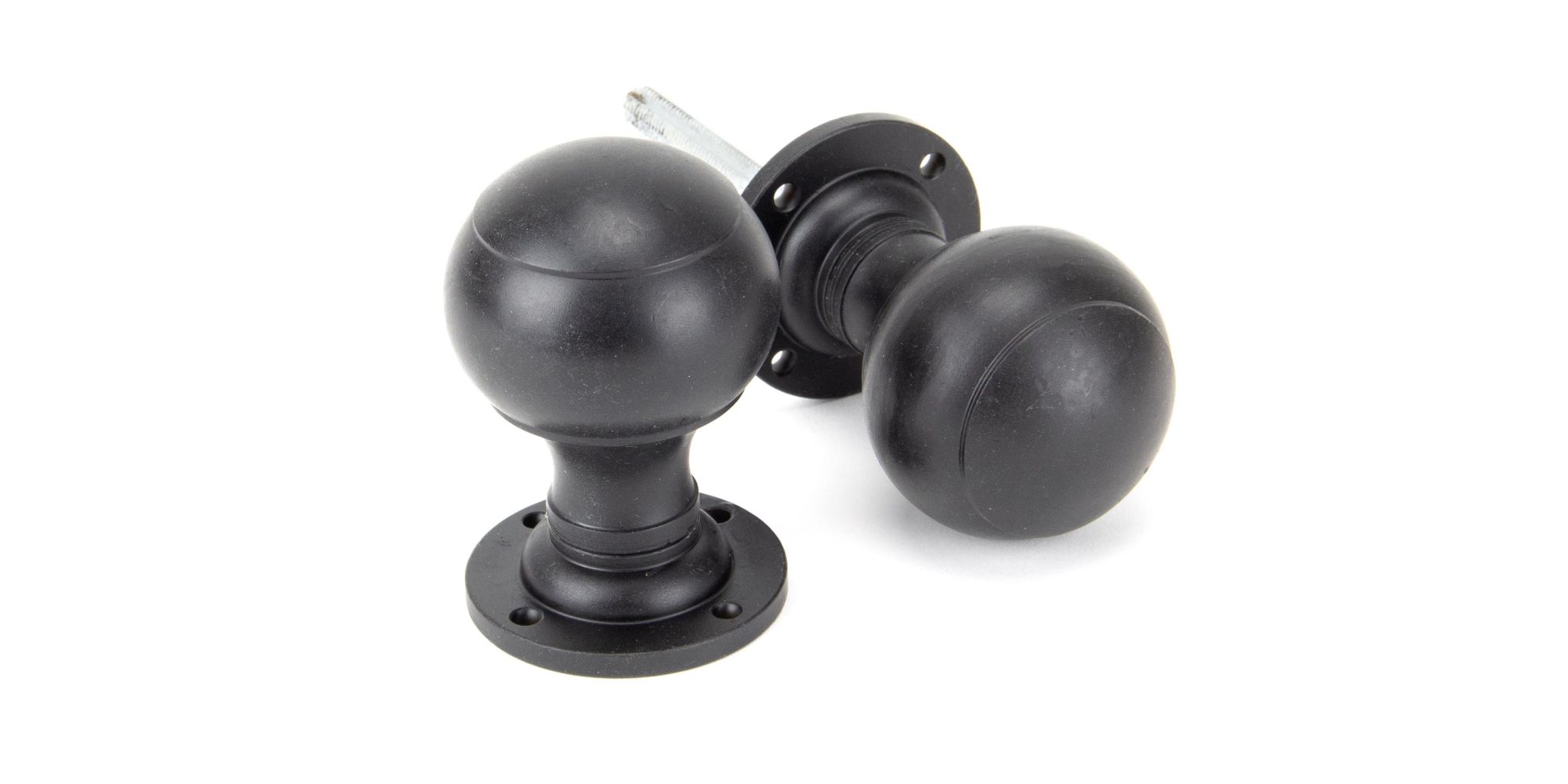 External Beeswax Regency Mortice/Rim Knob Set