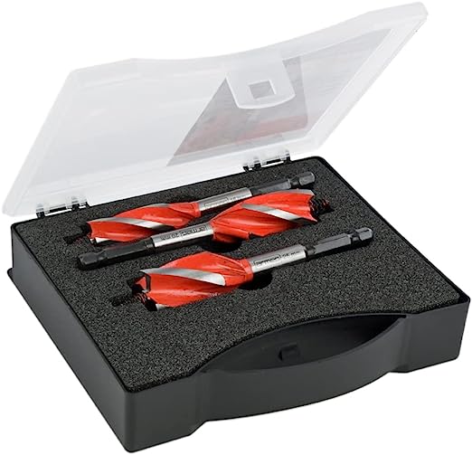 3-PIECE WOODBEAVER STUBBY AUGER BIT SET 1 of each 16mm 20mm 25mm
