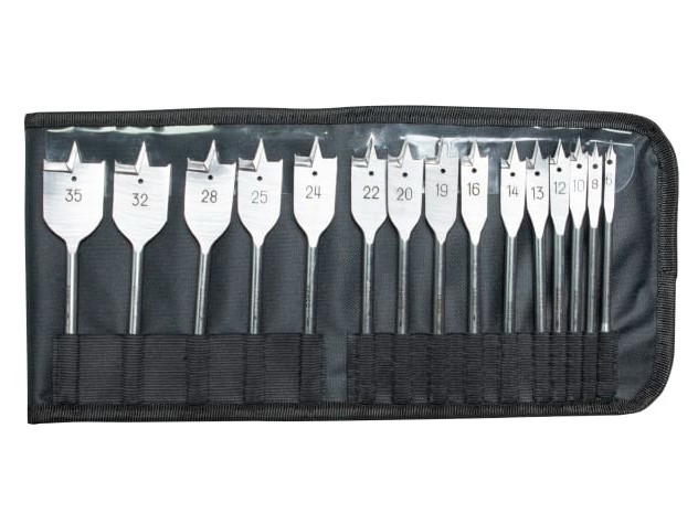 9629 Series Flat Bit Set, 15 Piece
