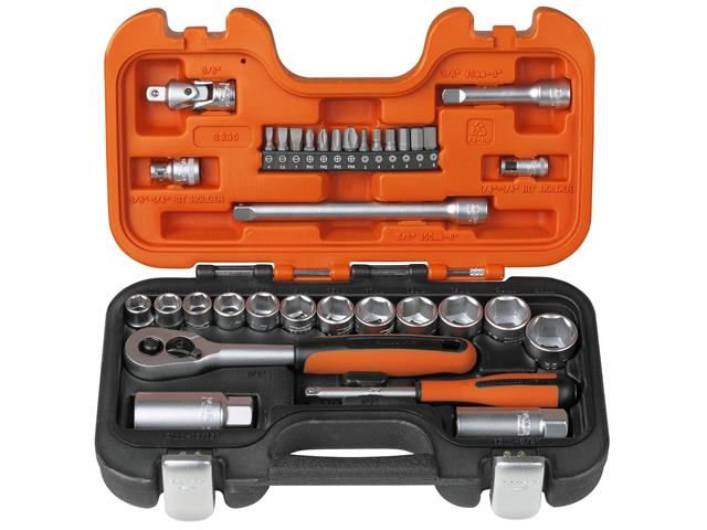S330 3/8in Drive Socket Set, 34 Piece