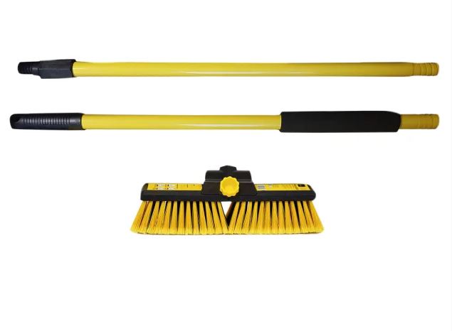 350mm (14") HEAVY DUTY BROOM AND TELESCOPIC HANDLE BULLDOZER