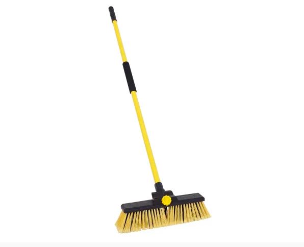 350mm (14") HEAVY DUTY BROOM CLIPPED AND HANDLE BULLDOZER
