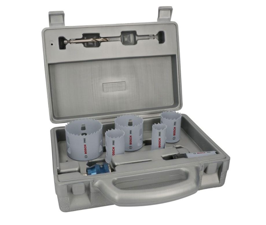 PRO MULTI MATERIAL PLUS HOLE SAW SET 6 PIECE BOSCH