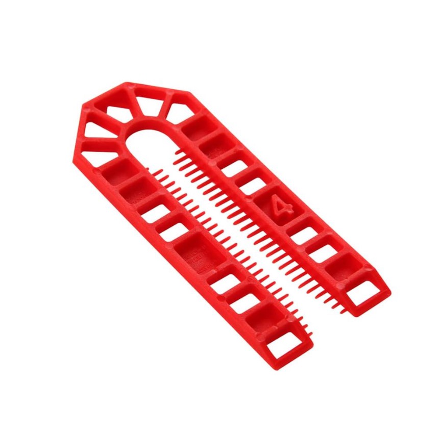 4mm x 101 x 43mm (RED) STANDARD U SHIMS BOX-QTY-500 BROADFIX