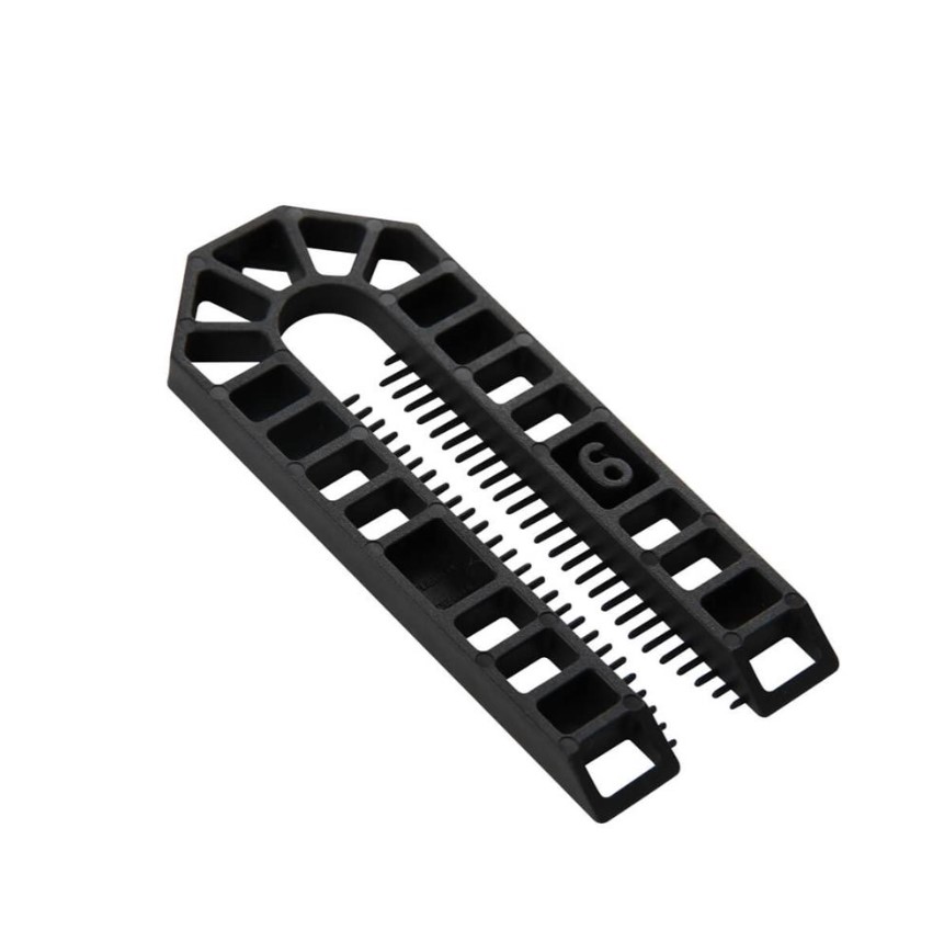 6mm x 101 x 43mm (BLACK) STANDARD U SHIMS BOX-QTY-200 BROADFIX