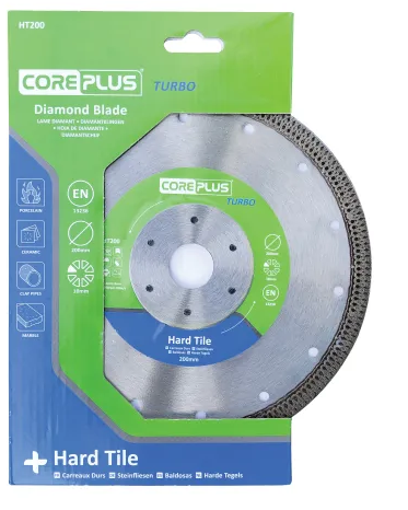 HT200 Hard Tile Turbo Diamond Blade 200mm
