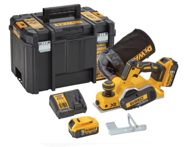 DCP580P2 XR Brushless Planer 18V 2 x 5.0Ah Li-ion