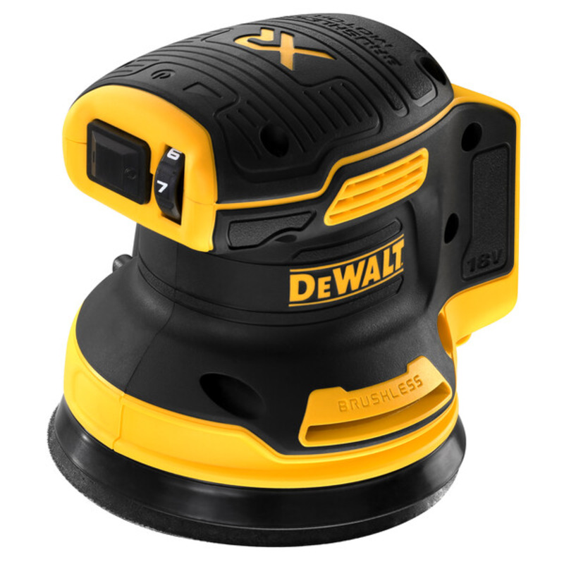 DCW210N 125mm RANDOM ORBITAL SANDER 18V BODY ONLY DEWALT