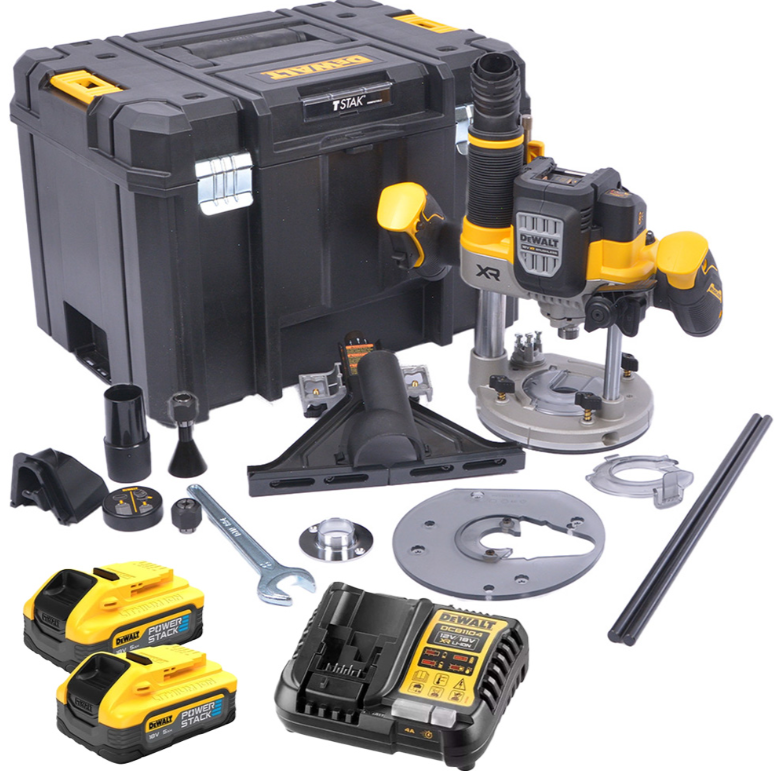 DCW620H2 BRUSHLESS 1/2" ROUTER 18V KIT DEWALT