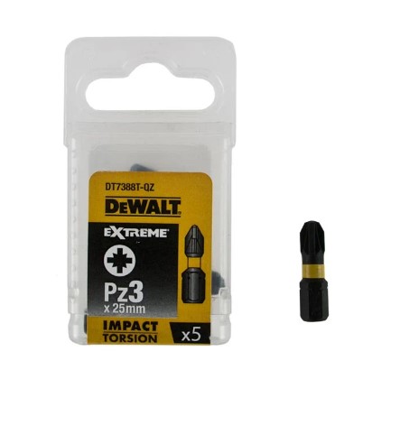 Extreme Impact Torsion Bits PZ3 x 25mm (Pack 5)