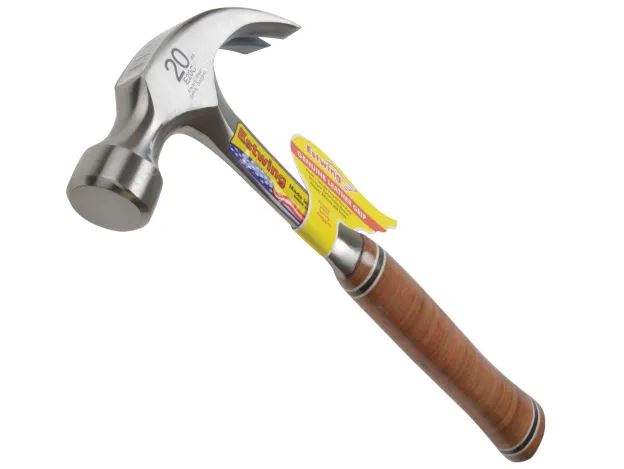 E20C Curved Claw Hammer - Leather Grip 560g (20oz)