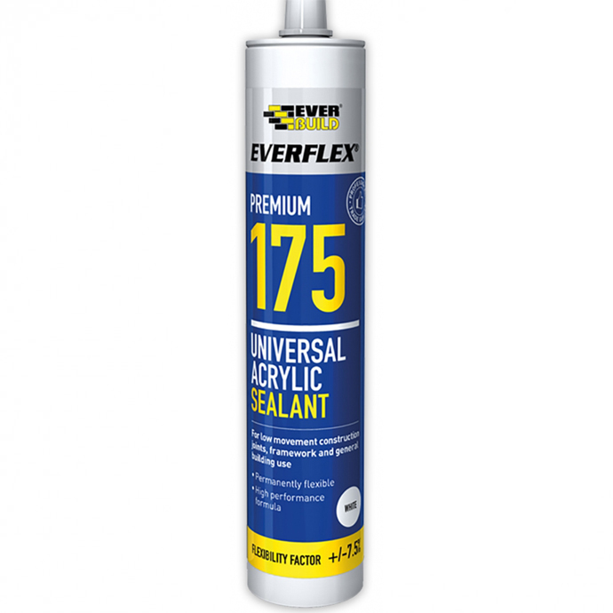 300ml 175 WHITE UNIVERSAL ACRYLIC SEALANT