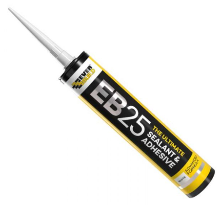 300ml EB25 SEALANT & ADHESIVE WHITE EVERBUILD