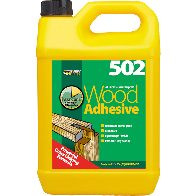 5-LTR 502 ALL PURPOSE WOOD ADHESIVE WEATHERPROOF