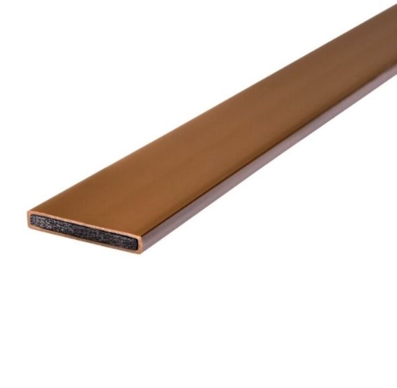 2.1MTR x 15mm x 4mm INTUMESCENT FIRE STRIP BROWN (FIRE ONLY NO BRUSH) EXITEX