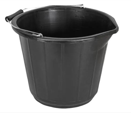 General-Purpose Bucket 14 litre (3 gallon) - Black