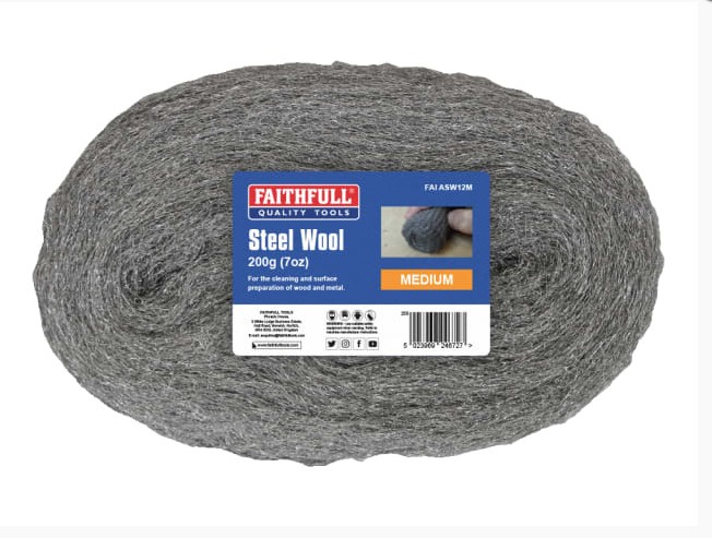Steel Wool 200g Medium Faithfull