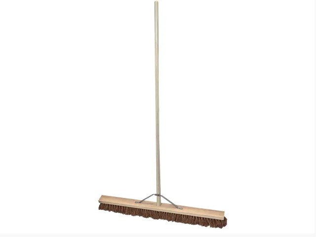 Broom Soft Coco 900mm (36in) + Handle & Stay