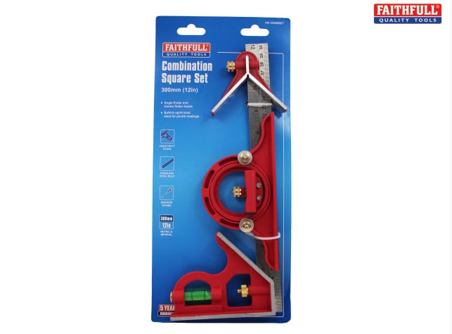 Combination Square Set 300mm (12in)