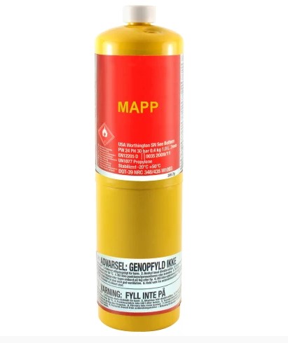 Gas Cylinder MAPP CGA600 Fitting