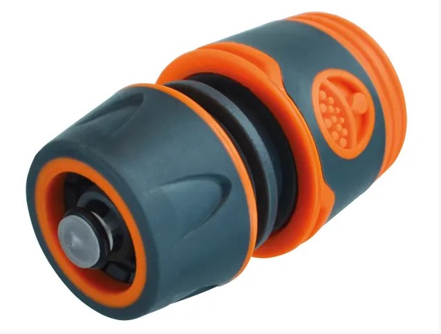 Plastic Water Stop Hose Connector 1/2in