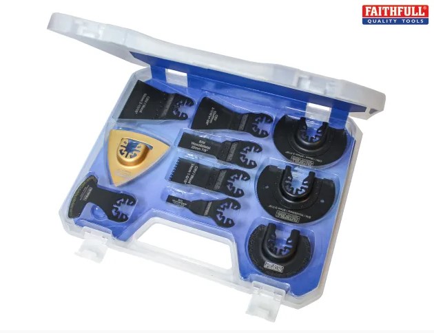 Multi-Function Tool Mixed Blade Set 10 Piece