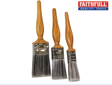 Superflow Synthetic Paint Brush, 3 Piece Set
