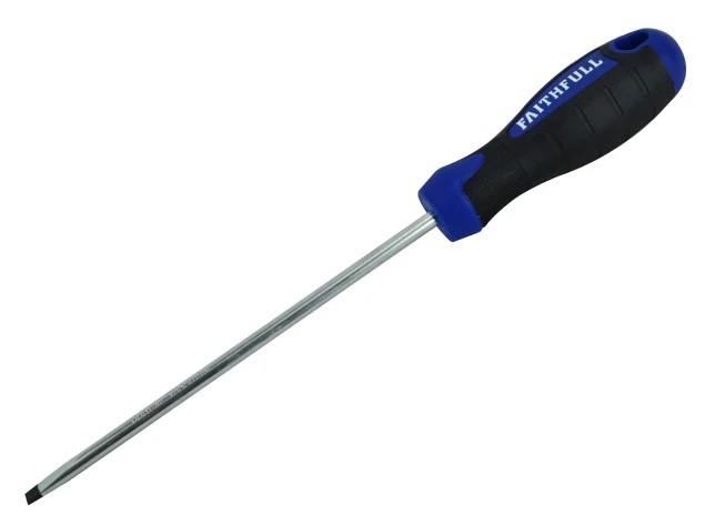 5.5mm x 150mm SLOTTED SCREWDRIVER SOFT GRIP FAITHFULL