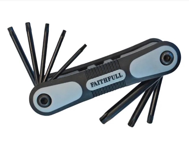 Folding Star Key Set of 8 (TX9-TX40)