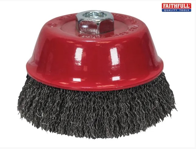 Wire Cup Brush 100mm M14x2, 0.30mm Steel Wire