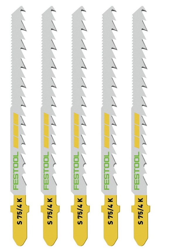 75mm (3") S75/4K JIGSAW BLADE 5-PK