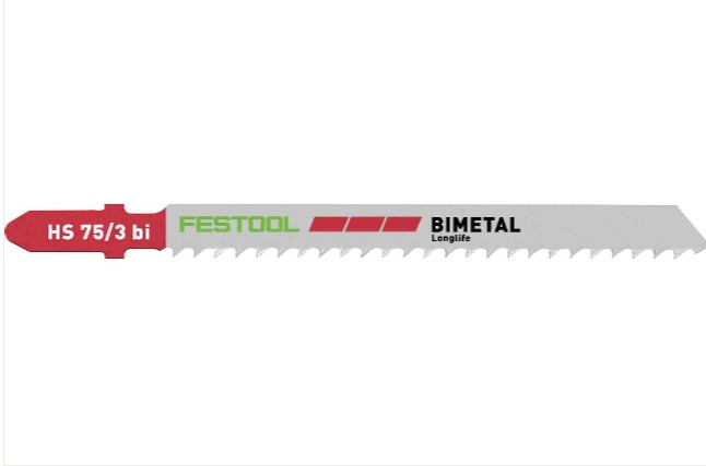 75mm (3") HS75/3BI JIGSAW BLADE 5-PK