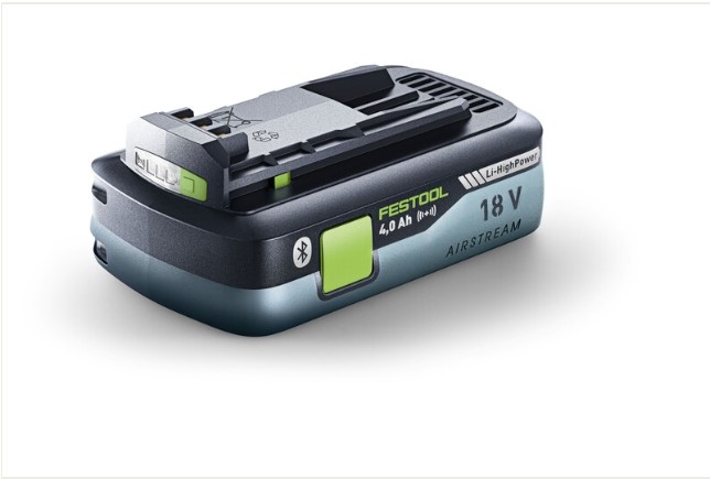 18-VOLT 4Ah AIRSTREAM BATTERY PACK FESTOOL BP 19 Li 4,0hpc-ASI