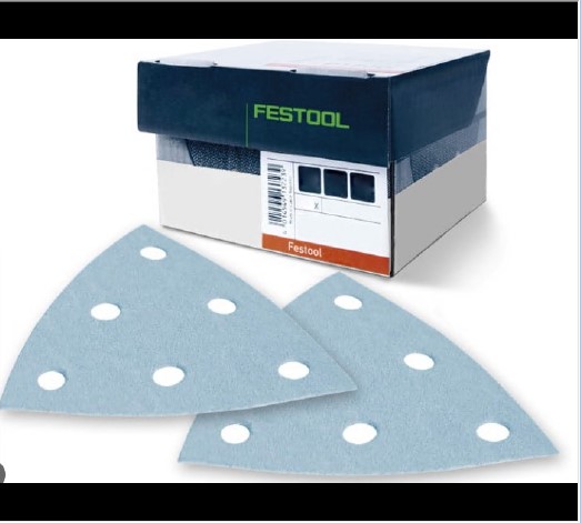 95mm x 88mm 150G (93V) SMALL TRIANGLE GRANAT SANDING PAD BOX-100 FESTOOL