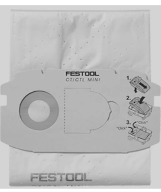 DUST BAGS TO SUIT CT MINI 5-PK FOR MACHINES MANUFACTURED UP TO 2018