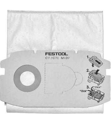 DUST BAGS TO SUIT CT MIDI 5-PK FOR MACHINES MANUFACTURED UP TO 2018