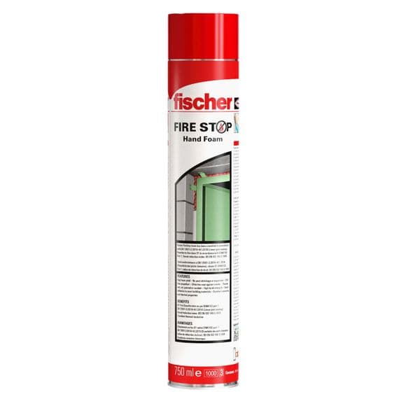 750ML B2 FIRE STOP GUN FOAM BOX QTY 12 FISCHER