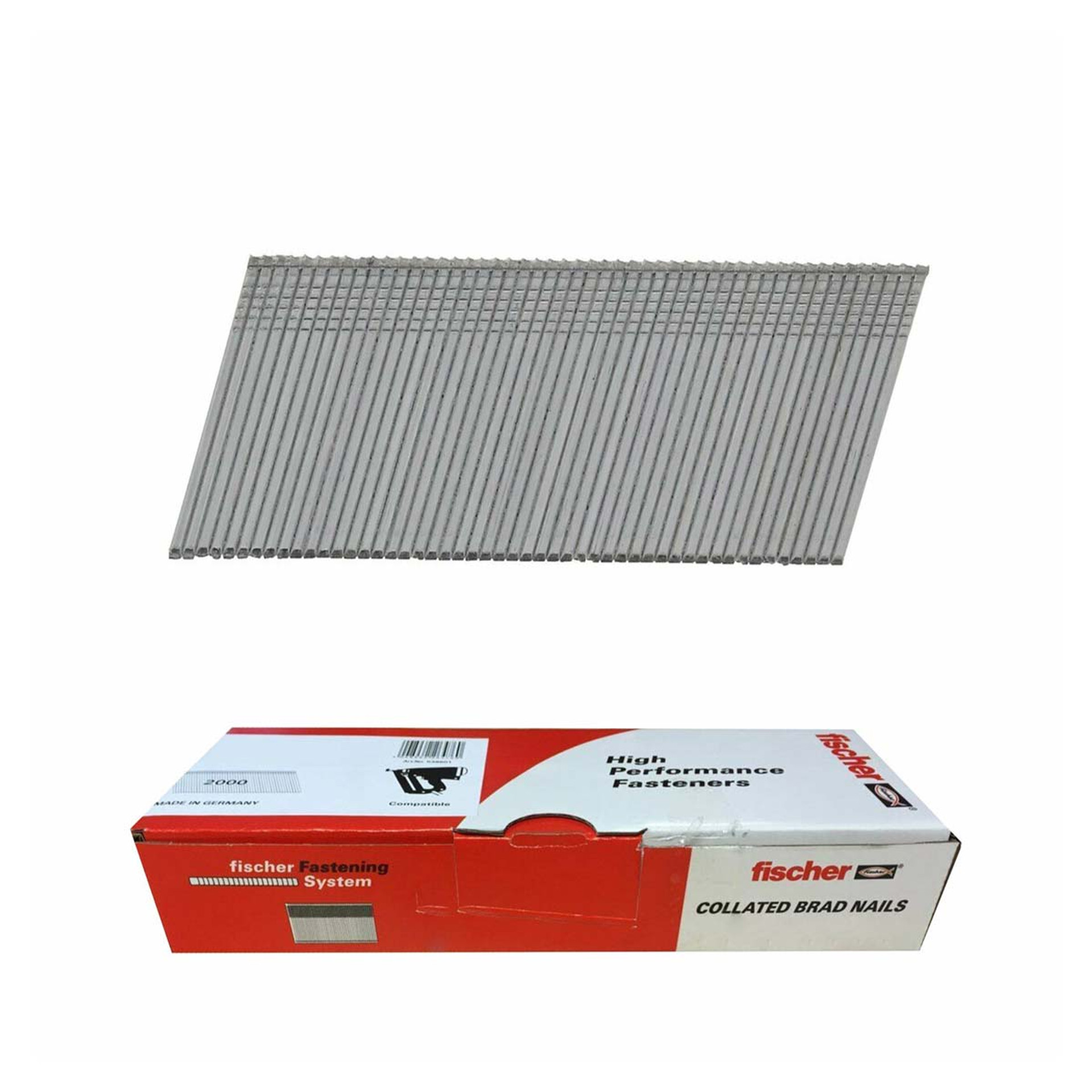 45mm 16-GAUGE BRAD NAILS ANGLED GALVANISED (NO GAS) 2000-PK