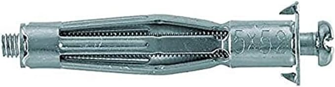 5 x 52mm HM METAL CAVITY FIXING BOX 50 FISCHER