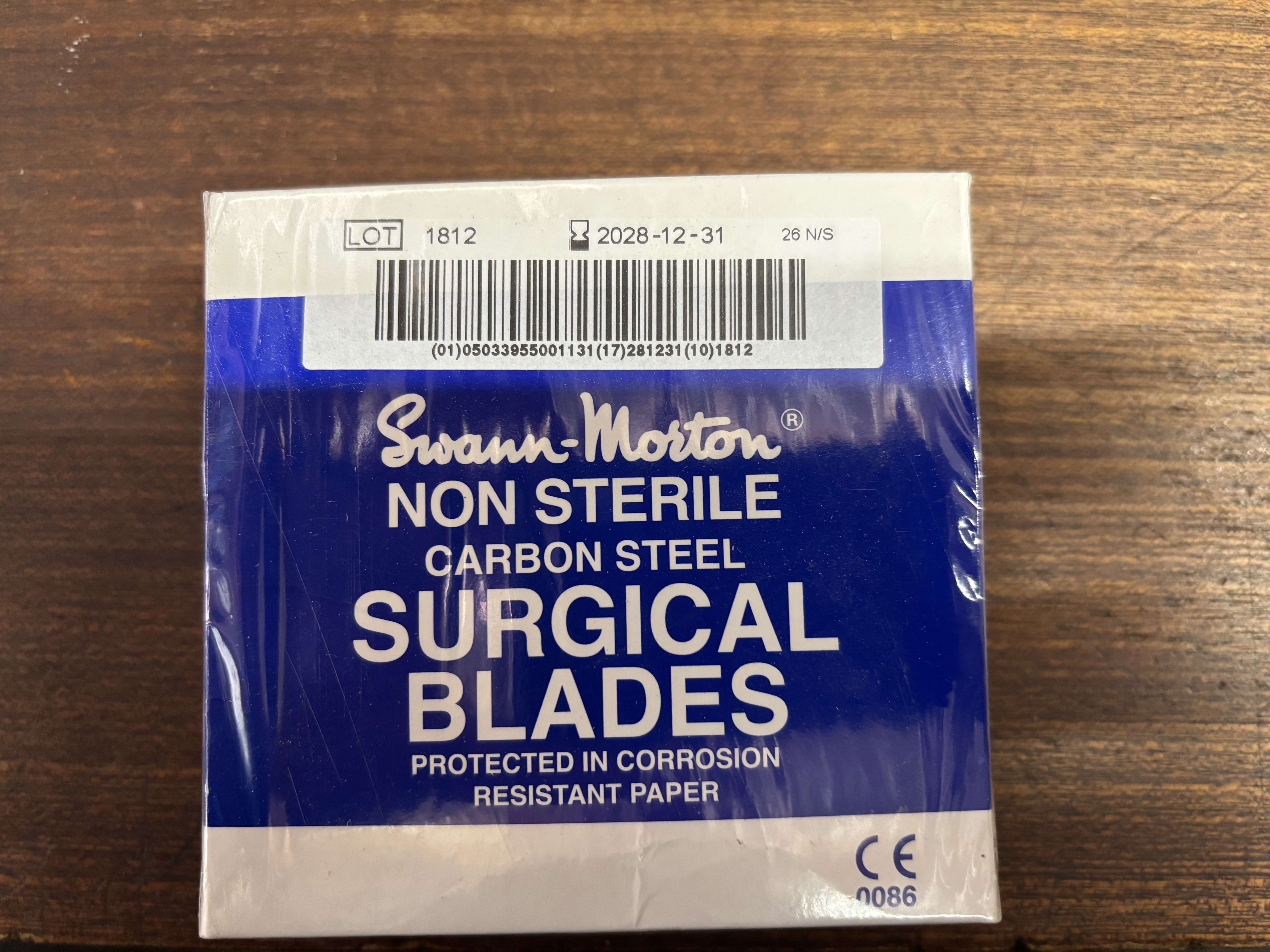 10A SURGICAL BLADES NON STERILE BOX-QTY-100