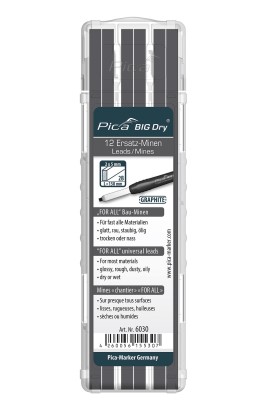 BIG DRY REFILL SET FOR ALL GRAPHITE 12 x GRAPHITE PICA
