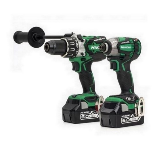 KC18DPL/JAZ BRUSHLESS TWIN PACK 18V IWH18DBDL2 & DV18DBXL 2 X 6.0Ah BATTERIES