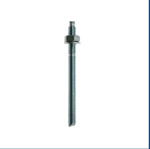10 x 130mm ANCHOR STUD CHISEL POINT ZINC PLATED 10-BOX
