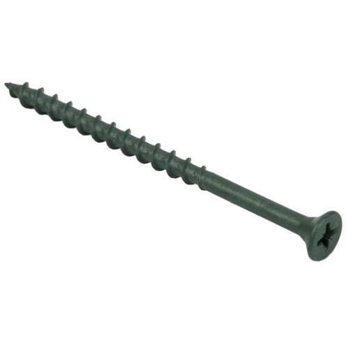 4.5mm x 60mm (8 x 2 1/2") DECKING SCREW GREEN 1000-TUB