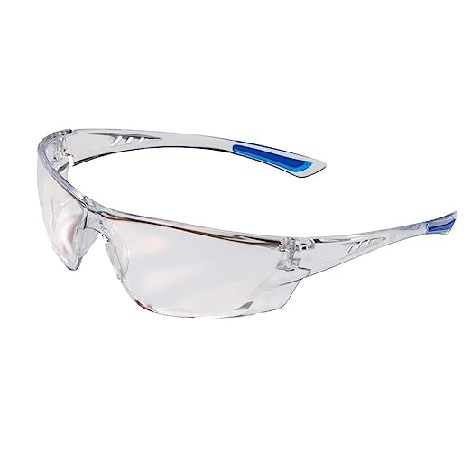 Continental Lightweight Safety Specs - Clear Anti-scratch/Anti-mist Lenses - Clear Frames