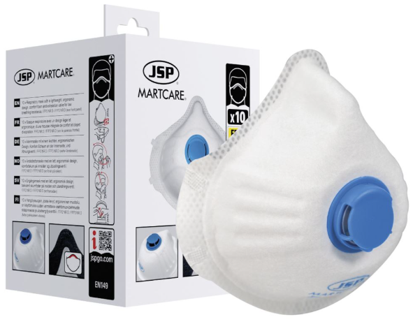 FFP3 DISPOSABLE DUST MASKS 10 PACK JSP