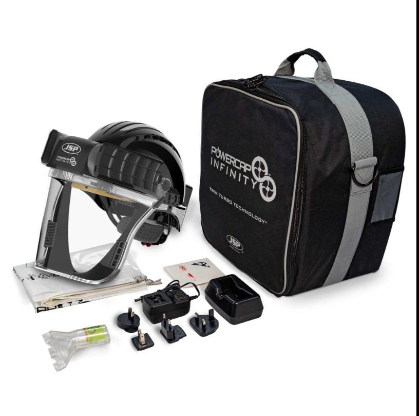 Powercap Infinity PAPR - Complete unit - Black